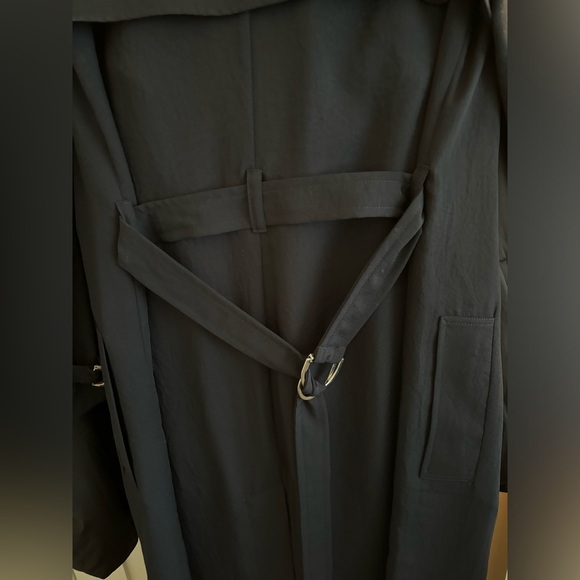 Maje Navy Trench Coat - Picture 7 of 7